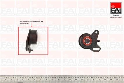 FAI AUTOPARTS įtempiklio skriemulys, paskirstymo diržas T9435